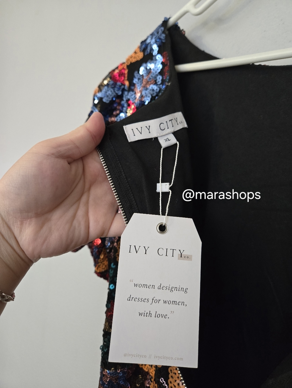 Ivy City Co Showstopper Sequin Dress - Picture 7 of 8